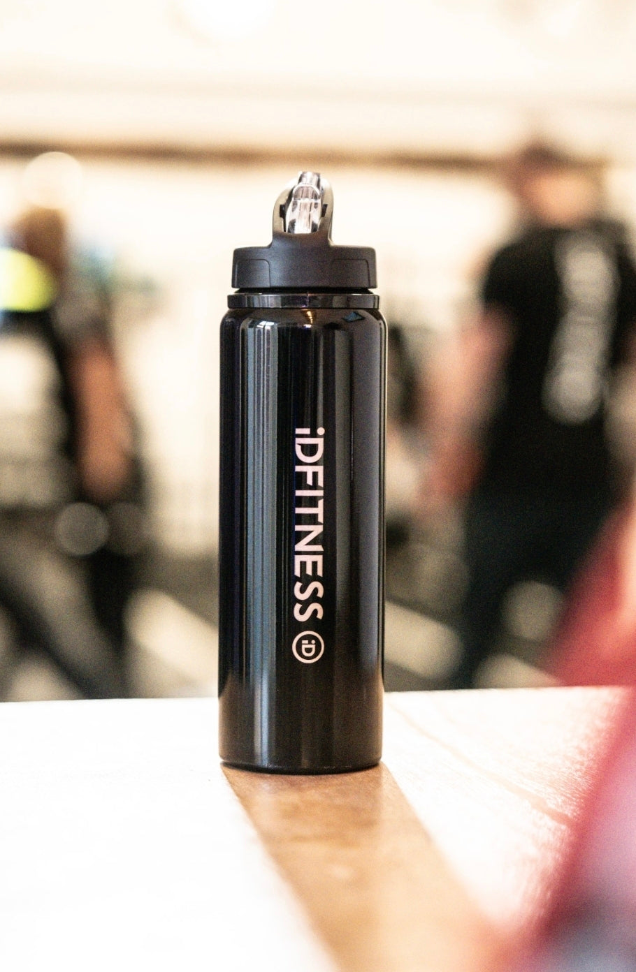 iDFITNESS Fitz 800 ml RCS Recycled Stainless Steel Water Bottle – Solid Black